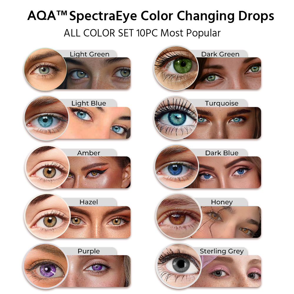 🔥Productos destacados de 2025📣Clear Vision SpectraEye - Gotas para los ojos que cambian de color Pro, ¡brilla con un color de ojos único!