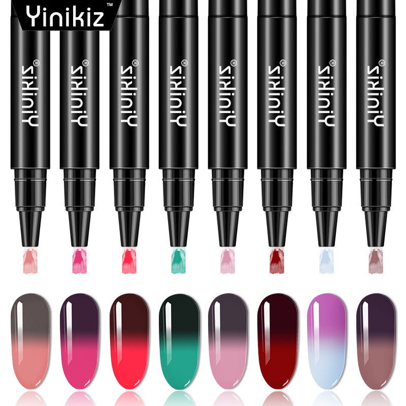 Yinikiz® temperatuurveranderende nagellakgelpotlood om de lijm af te geven