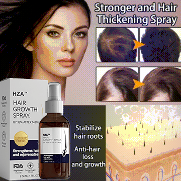 🌿PROMOCIÓN DE ÚLTIMO DÍA – 50% DE DESCUENTO🌿 Spray para el crecimiento natural del cabello HZA™