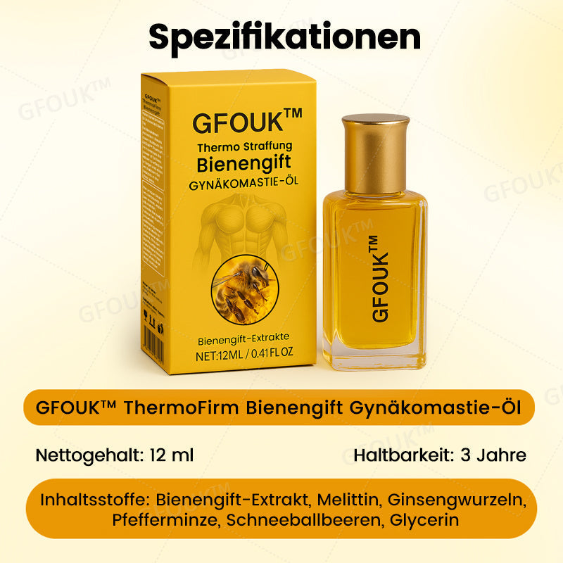 🔥Aceite de veneno de abeja GFOUK™ ThermoFirm para el tratamiento de la ginecomastia