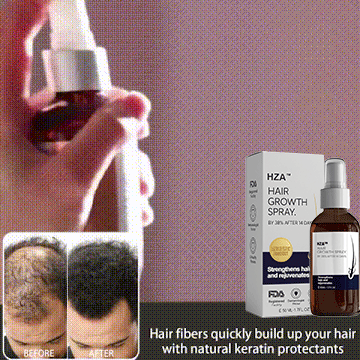 🌿PROMOCIÓN DE ÚLTIMO DÍA – 50% DE DESCUENTO🌿 Spray para el crecimiento natural del cabello HZA™