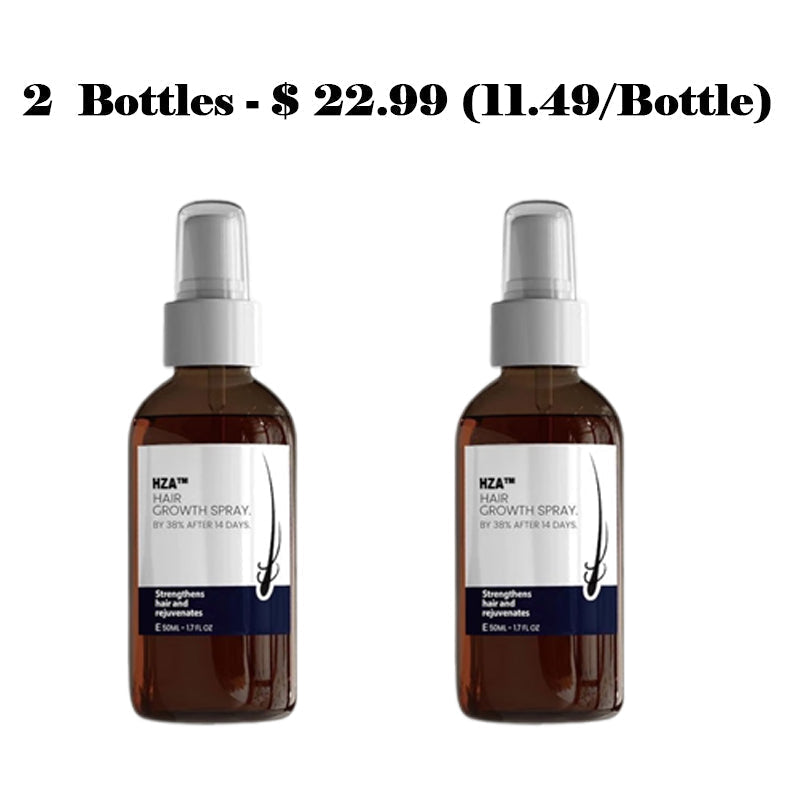 🌿PROMOCIÓN DE ÚLTIMO DÍA – 50% DE DESCUENTO🌿 Spray para el crecimiento natural del cabello HZA™