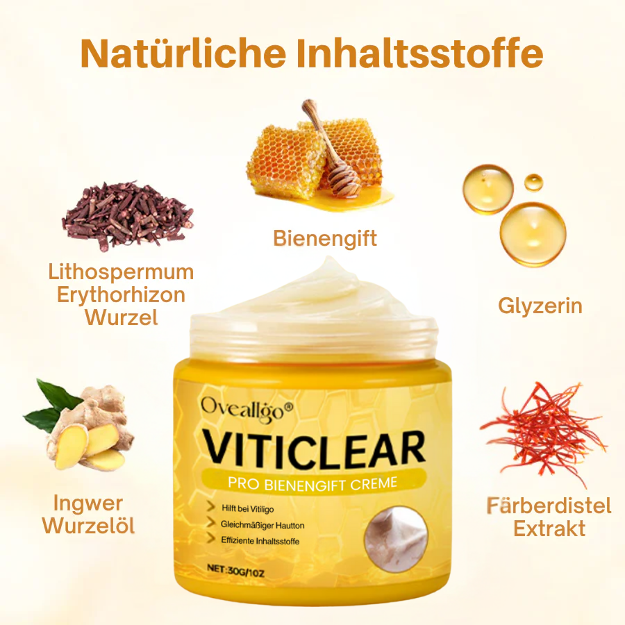 Ovealdgo® Viticlear Pro Skin Care Cream - 90% de soulagement efficace pour le vitiligo