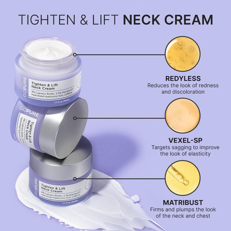 Gopure Cream Cream - Crème de cou taquin et taquinerie pour s'arrêter la peau