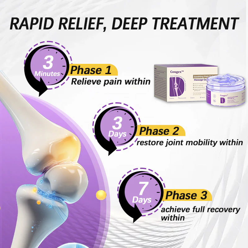 👩⚕️Gel de massage apaisant pour l'arthrite au curcuma et à l'huile d'émeu Cougex™ 👨⚕️Approuvé par l'Association australienne d'ostéopathie (AOA)