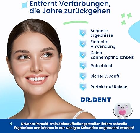 👨⚕️Recommandé par le CED✅Bandes de blanchiment dentaire professionnelles 21 applications - Sans danger pour l'émail - Sans sensibilité - Bandes de blanchiment dentaire professionnelles - 42 bandes + ouvre-bouche inclus