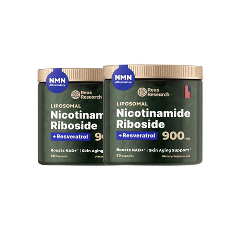 '-Reus Research NR900-NAD + Suppléments alimentaires pour soutenir le vieillissement cutané, pour plus d'énergie et de concentration - 80 pièces-vitamine et suppléments de bien-être