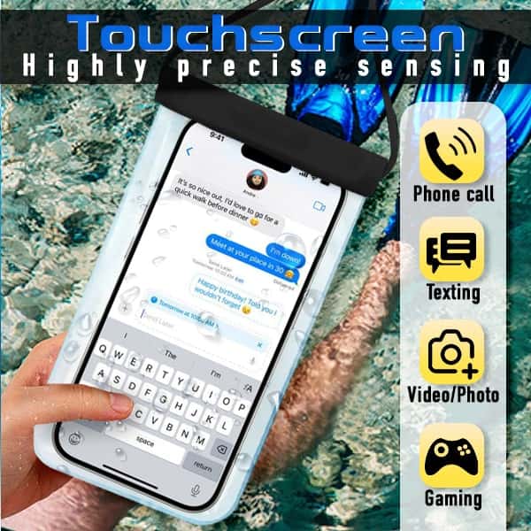 Sac smartphone pro-eau extérieur