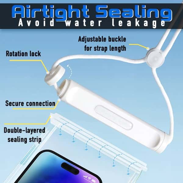 Sac smartphone pro-eau extérieur