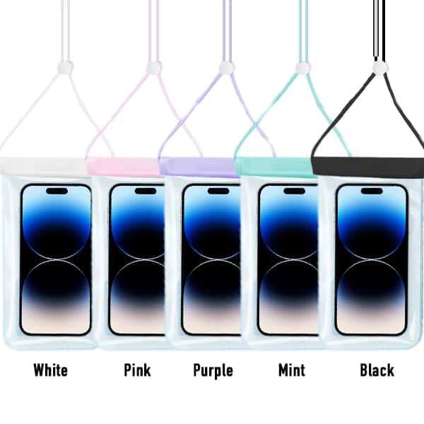 Sac smartphone pro-eau extérieur