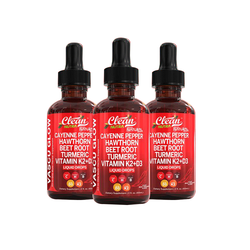 Suppléments nutritionnels de poivre de Cayenne, gouttes liquides + baies d'aubépine, vitamine D3 et K2, poudre de racine de lit rouge biologique, cannelle de Ceylan, curcume de curcumine, Panax Ginseng