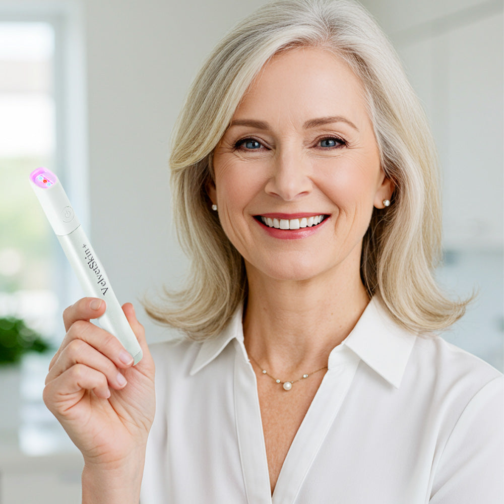 🇨🇦Stylo effaceur laser tout-en-un Bikenda® VelvetSkin+ (alimenté par la technologie laser CO₂ – élimine efficacement les grains de beauté, les verrues, les acrochordons, les taches pigmentaires et autres imperfections cutanées)