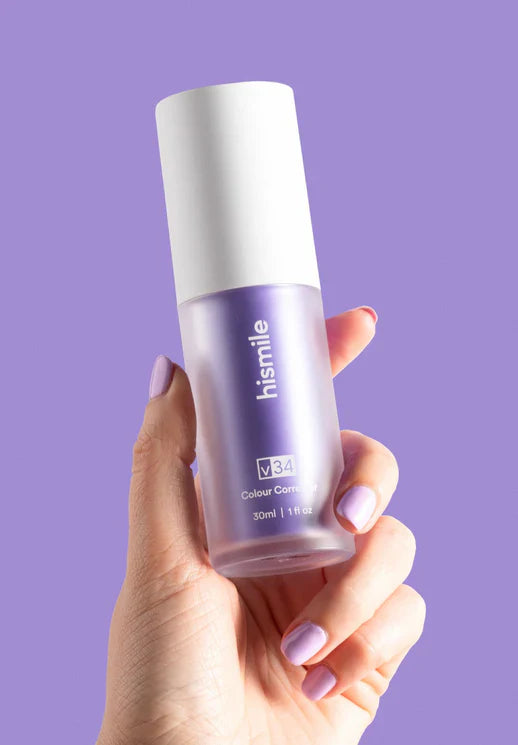 🔥Nu 40% korting🎁HismileV34 Kleurcorrigerend Serum - Zoek naar paarse mousse tandpasta voor stralend witte tanden