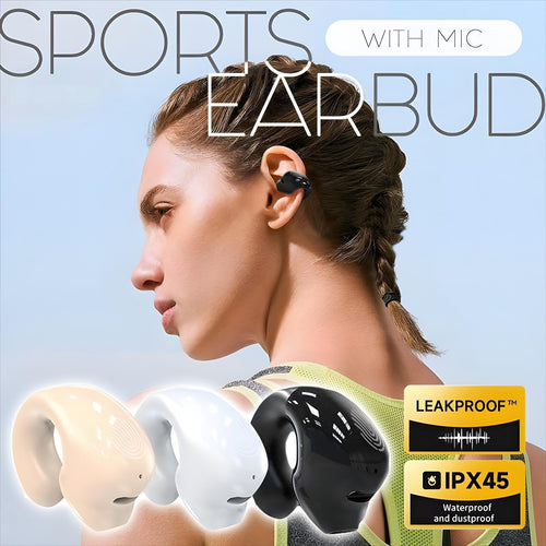 Écouteurs sportifs sans fil imperméables avec microphone