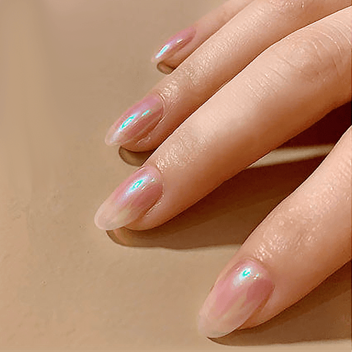 Poudre d'ongles chromée