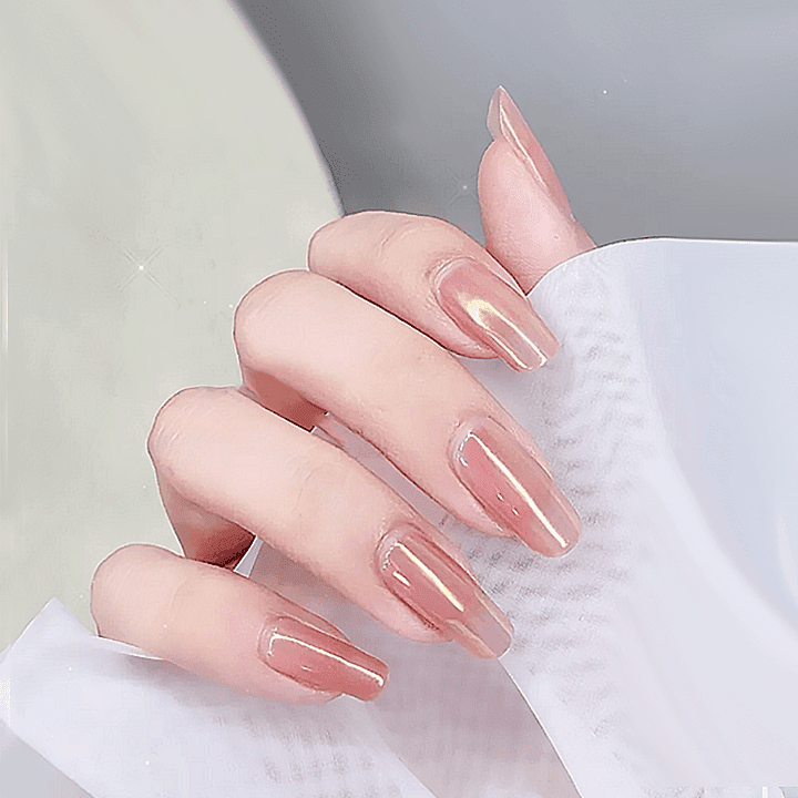 Poudre d'ongles chromée