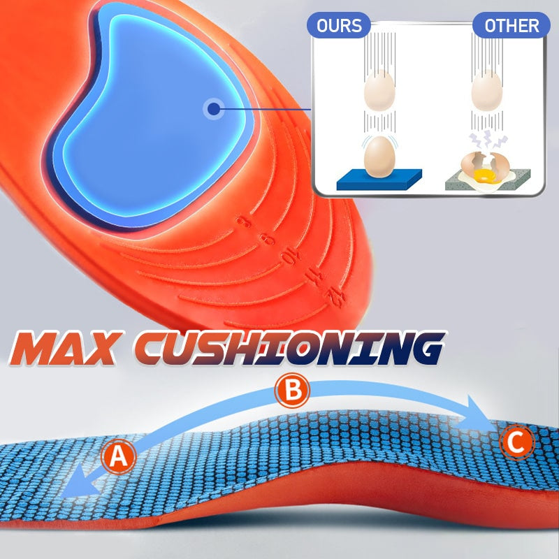 Délassement de chaussures de sport orthopédique de choc.