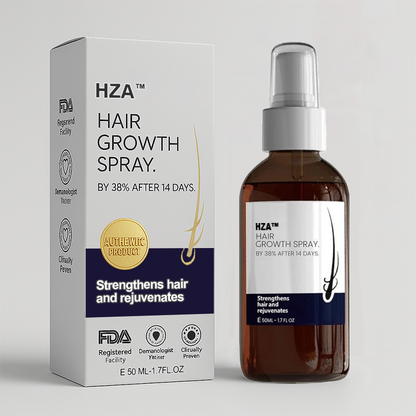 🌿PROMOCIÓN DE ÚLTIMO DÍA – 50% DE DESCUENTO🌿 Spray para el crecimiento natural del cabello HZA™