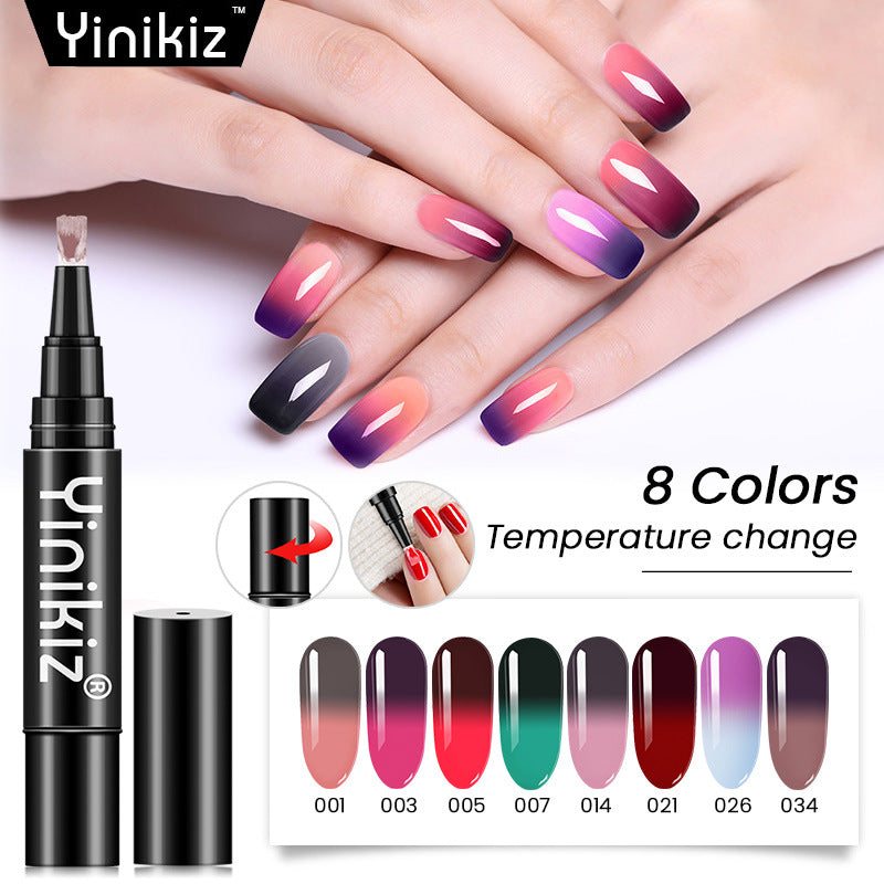 Yinikiz® temperatuurveranderende nagellakgelpotlood om de lijm af te geven