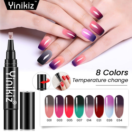 Yinikiz® temperatuurveranderende nagellakgelpotlood om de lijm af te geven