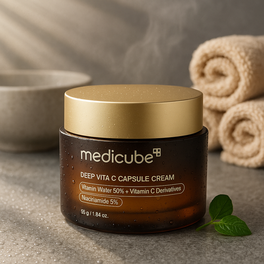 🌿SIDSTE DAG TILBUD – 50% RABAT🌿Medicube kapselversion Dyb C-vitamin + Kollagencreme