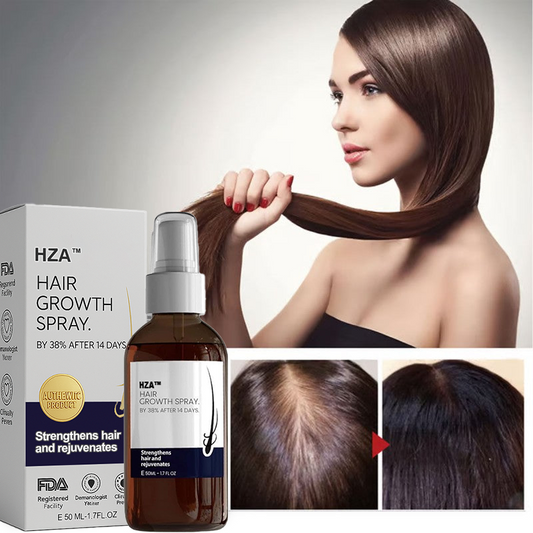 🌿PROMOCIÓN DE ÚLTIMO DÍA – 50% DE DESCUENTO🌿 Spray para el crecimiento natural del cabello HZA™