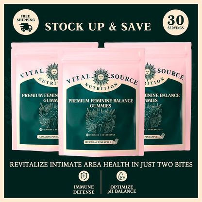 Vital Source Feminine Balance Gummies – Hawaiianische Ananas