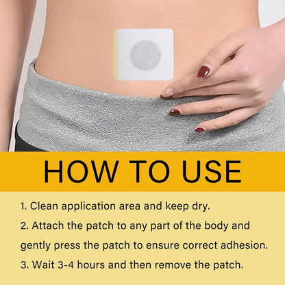 Passement de drainage lymphatique Bienengefift, gerfaster d'abeille, patch de drainage lymphatique de Beeergift, chaussée de désintoxication, adapté à tous les groupes d'âge (pack à 3)