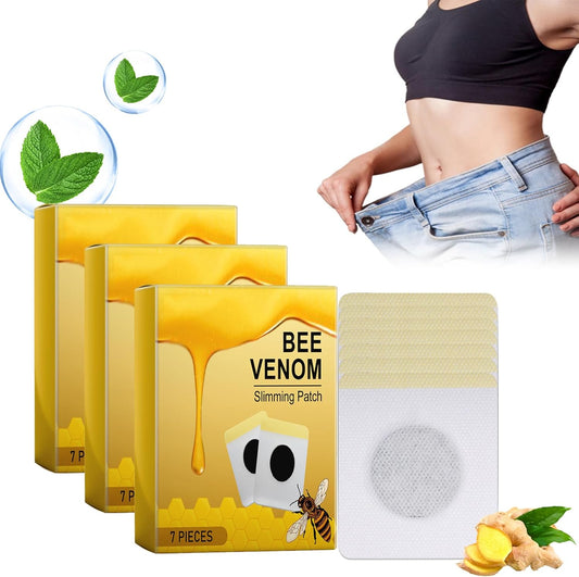Passement de drainage lymphatique Bienengefift, gerfaster d'abeille, patch de drainage lymphatique de Beeergift, chaussée de désintoxication, adapté à tous les groupes d'âge (pack à 3)