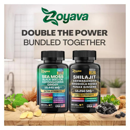 Package de vitalité dynamique - Zoyava SeemOos Multivitamin et combinaison de puissance