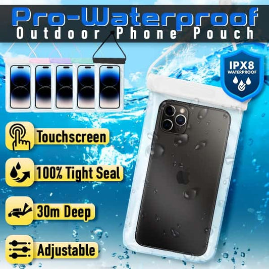 Sac smartphone pro-eau extérieur