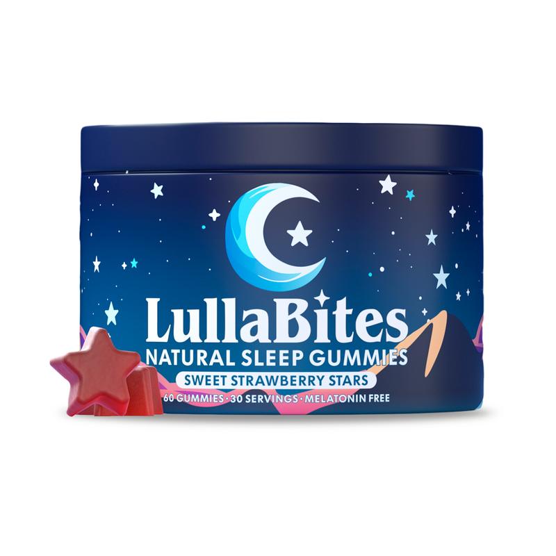 Lullabiti Camere da letto naturali - 30 porzioni - Sweet Strawberry Sterner (Melatonin -Free)