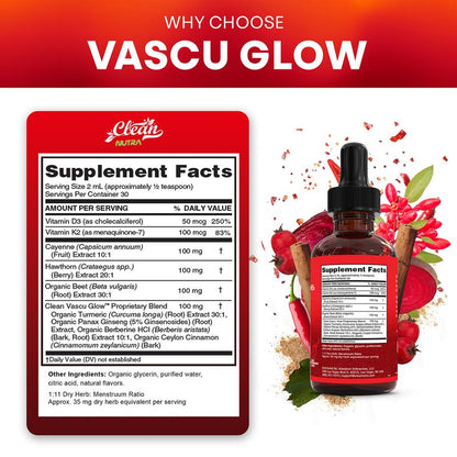 Suppléments nutritionnels de poivre de Cayenne, gouttes liquides + baies d'aubépine, vitamine D3 et K2, poudre de racine de lit rouge biologique, cannelle de Ceylan, curcume de curcumine, Panax Ginseng