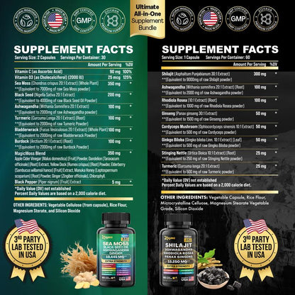 Package de vitalité dynamique - Zoyava SeemOos Multivitamin et combinaison de puissance