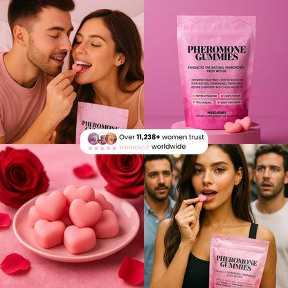 💋ྀིྀི🍬Feromonvingummier 🍓– Bliv uimodståelig👩‍❤️‍👨✨