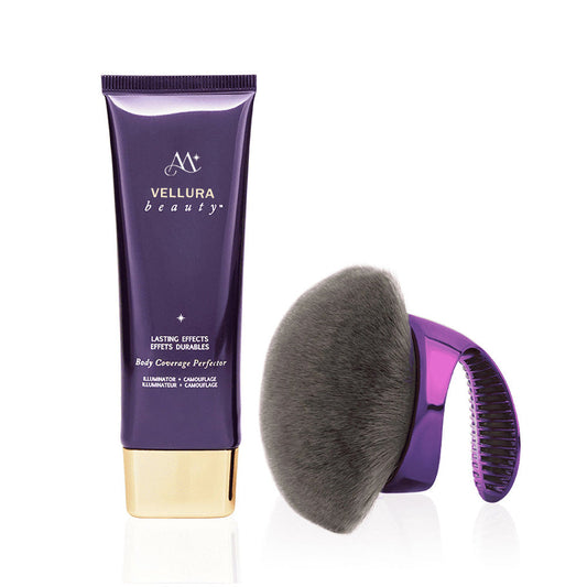 Sólo hoy🌟– ¡60% de descuento! Set de cobertura corporal completa (incluye Body Perfeccionador + Cepillo pulidor XL)