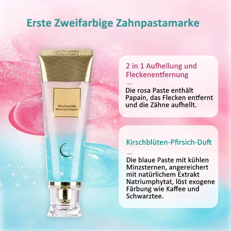 🔥Sidste dag 49% rabat🎁Niacinamid Whitening Tandpasta – hvidter tænder, beskytter emaljen og giver frisk ånde med hver tandbørstning! 🦷🌿