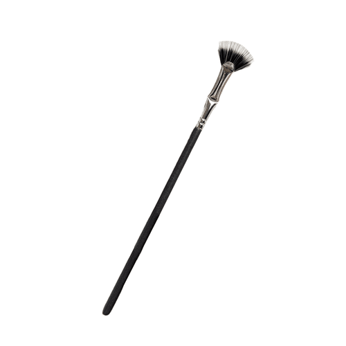 Fan -shaped bricked brush
