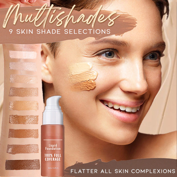 Cobre de cobertura completa, Matt Liquid Foundation