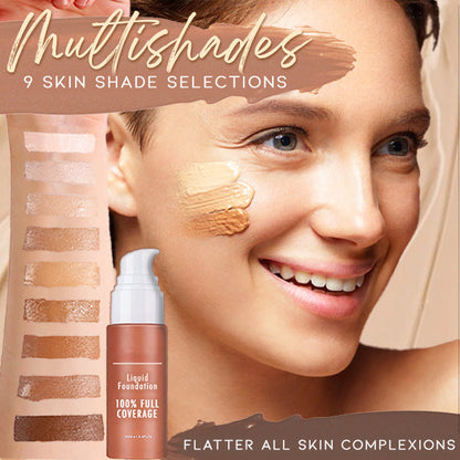 Cobre de cobertura completa, Matt Liquid Foundation