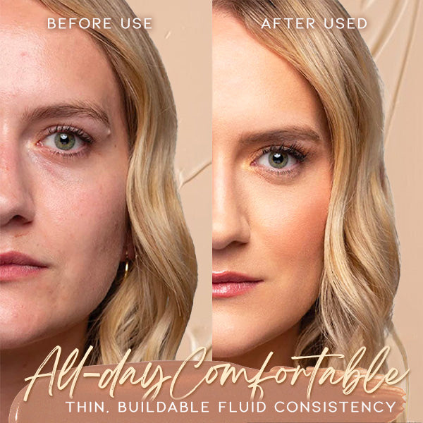 Cobre de cobertura completa, Matt Liquid Foundation