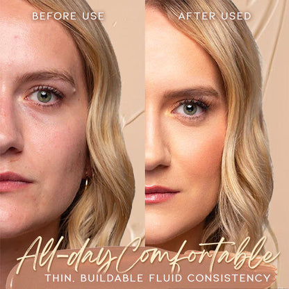 Cobre de cobertura completa, Matt Liquid Foundation