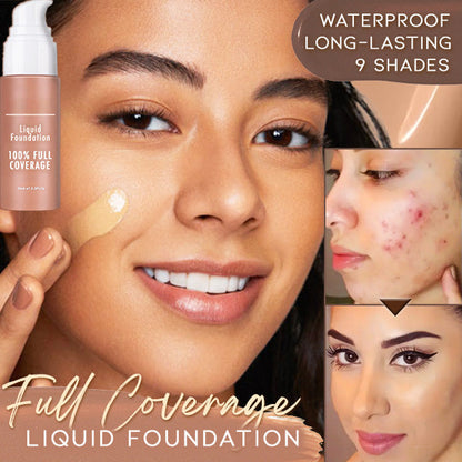 Cobre de cobertura completa, Matt Liquid Foundation