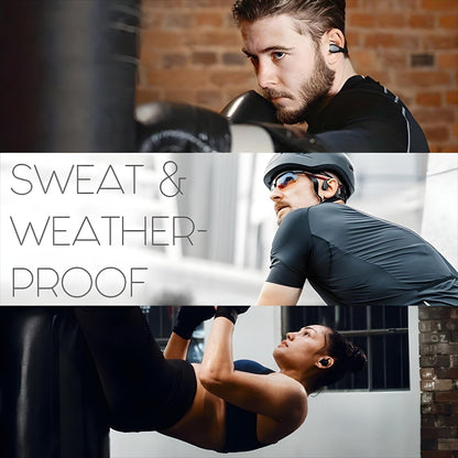 Écouteurs sportifs sans fil imperméables avec microphone