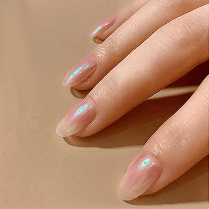 Poudre d'ongles chromée