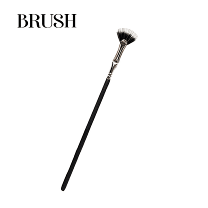 Fan -shaped bricked brush
