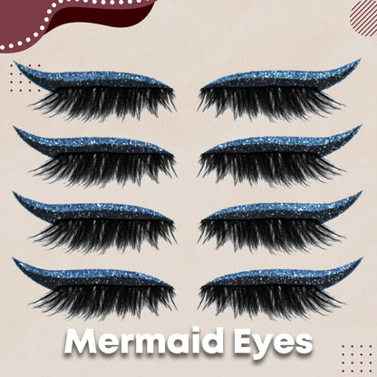 Eyeliner wielokrotnego użytku i rzęsy do trzymania