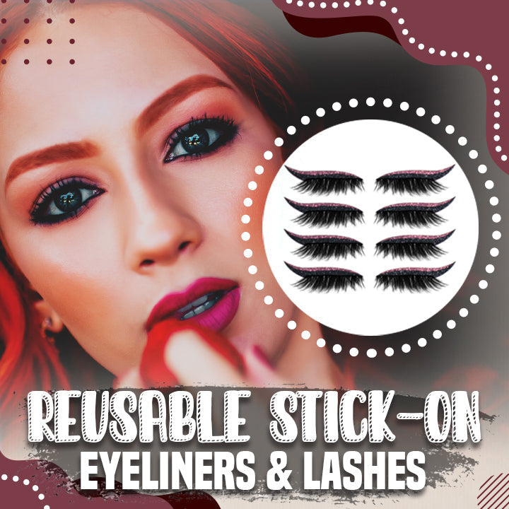 Eyeliner wielokrotnego użytku i rzęsy do trzymania