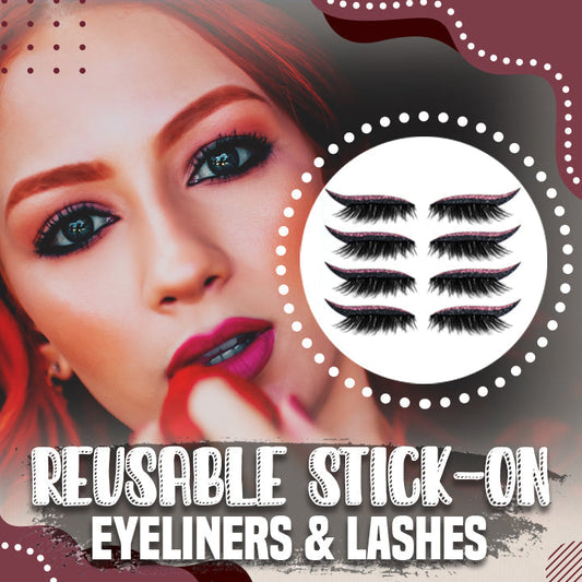 Eyeliner riutilizzabile e ciglia per rimanere