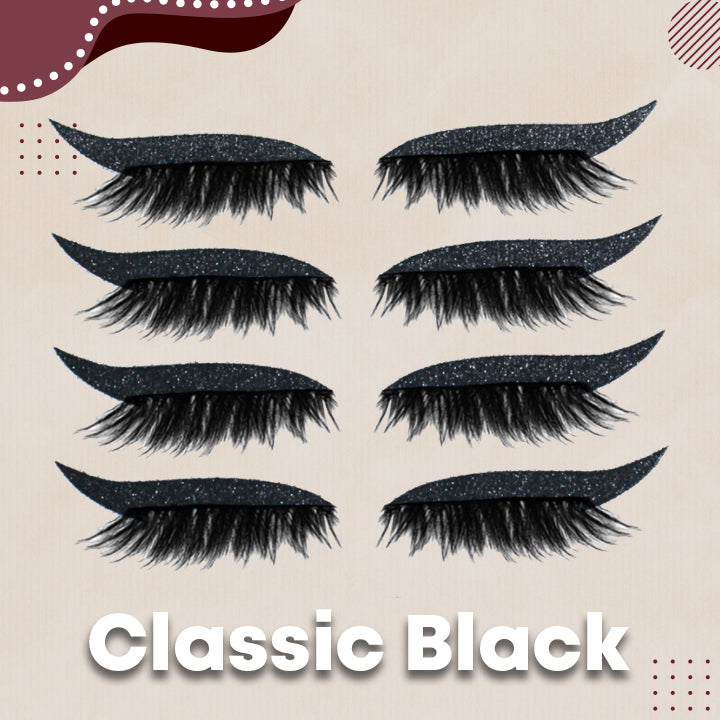 Eyeliner wielokrotnego użytku i rzęsy do trzymania